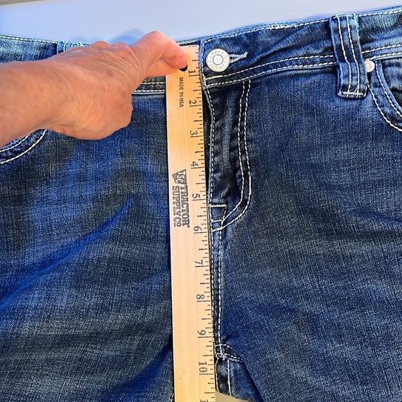 Rock & Roll Cowgirl Riding Jeans 34x32 - Picture 8 of 9